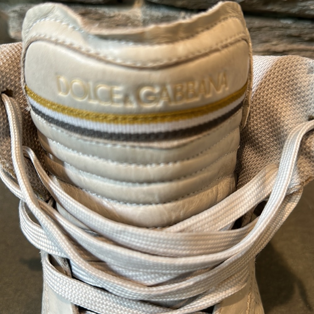 Dolce & Gabbana Perforated High Tops - Picture 7 of 7